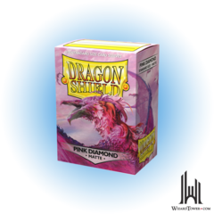 Dragon Shield Box of 100 in Matte Pink Diamond